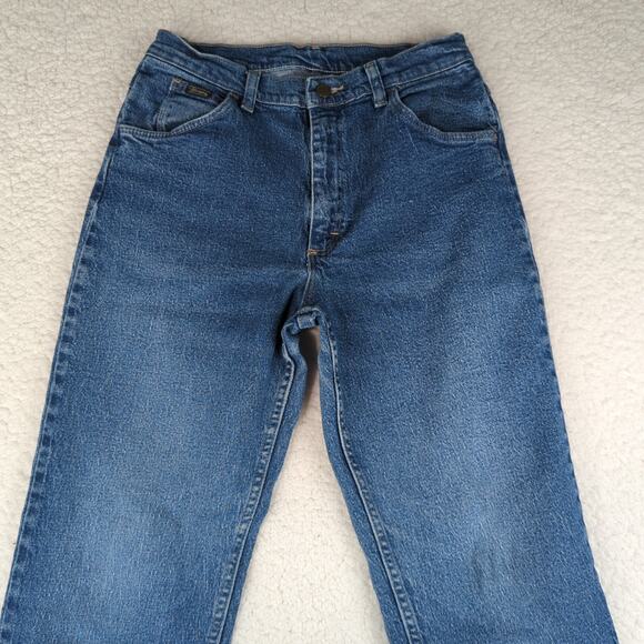 Vintage '90s Wrangler High-rise Relaxed Fit Tapered Leg Jeans Women's 10 Stretch - Picture 3 of 8